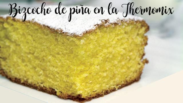 Pan di Spagna all'ananas nel Bimby.