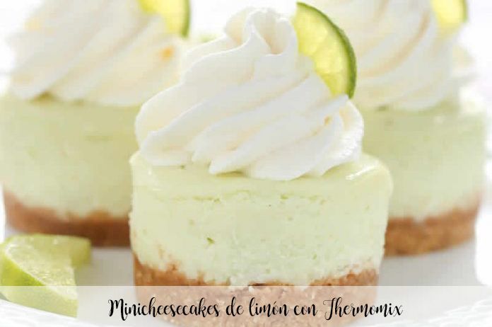 Minicheesecakes al limone con Bimby