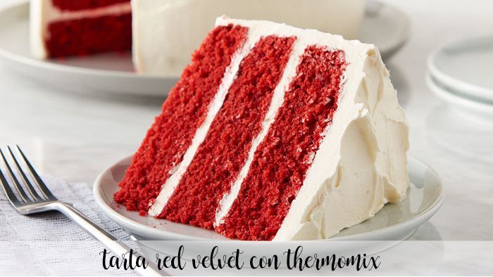Torta thermomix di velluto rosso