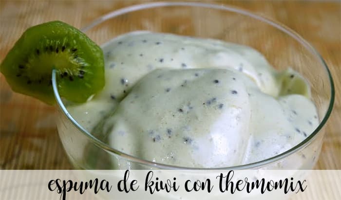 Schiuma di kiwi con thermomix