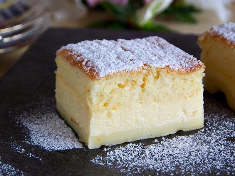 torta magica alla vaniglia con Bimby
