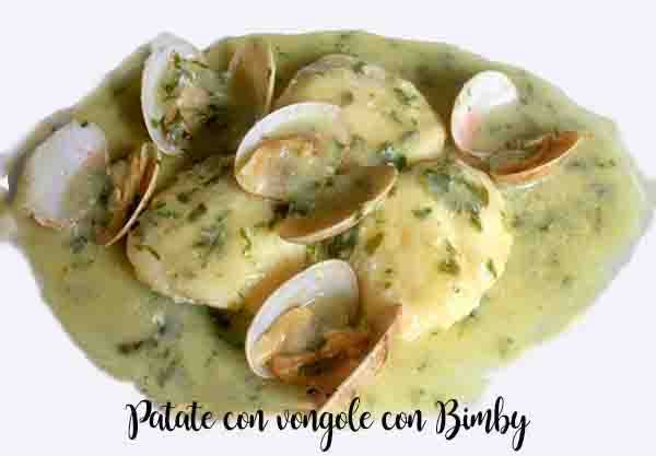 Patate con vongole con Bimby