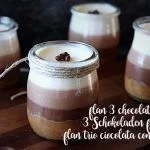 flan trio ciocolata con Bimby