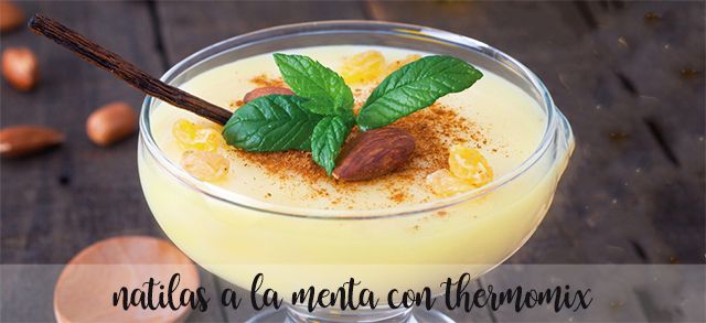 Crema pasticcera alla menta con termomix