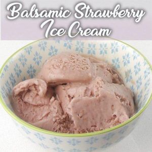 Gelato alla fragola balsamico con Bimby