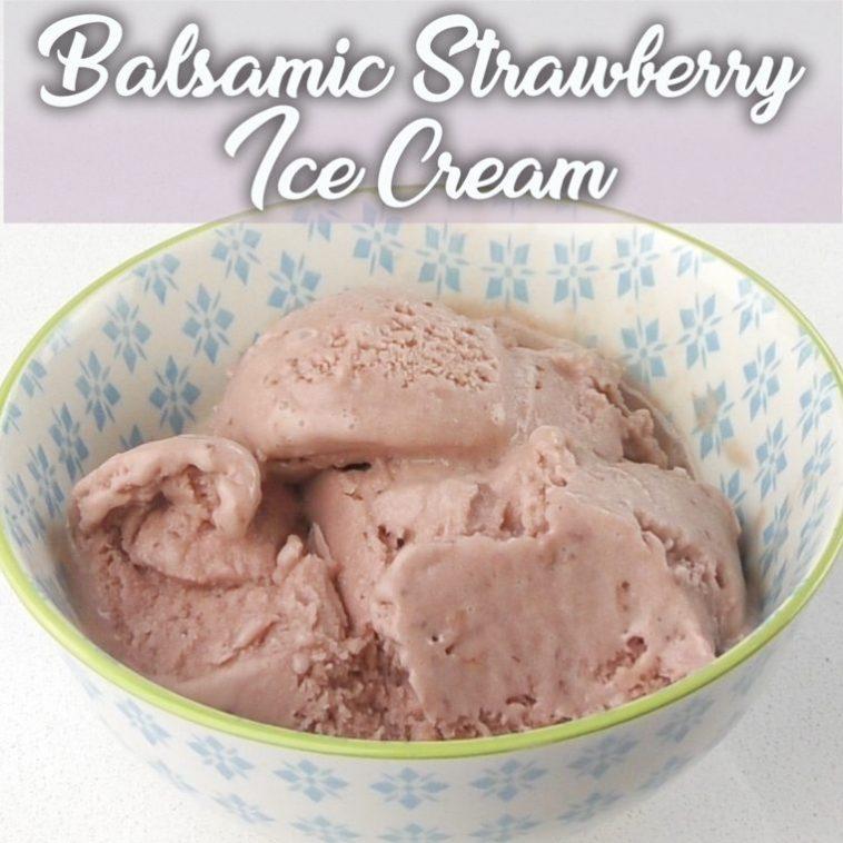Gelato alla fragola balsamico con Bimby