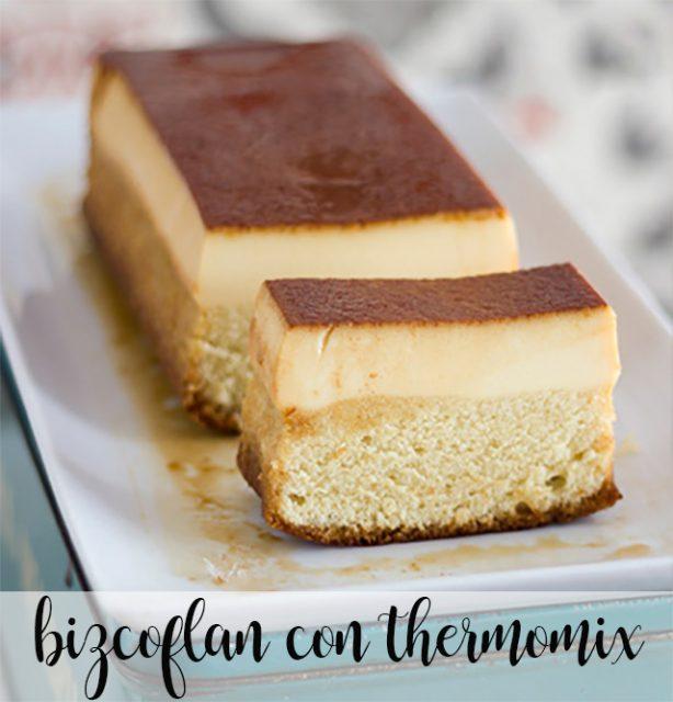 Bizcoflan (Pan di Spagna e Flan) con Bimby