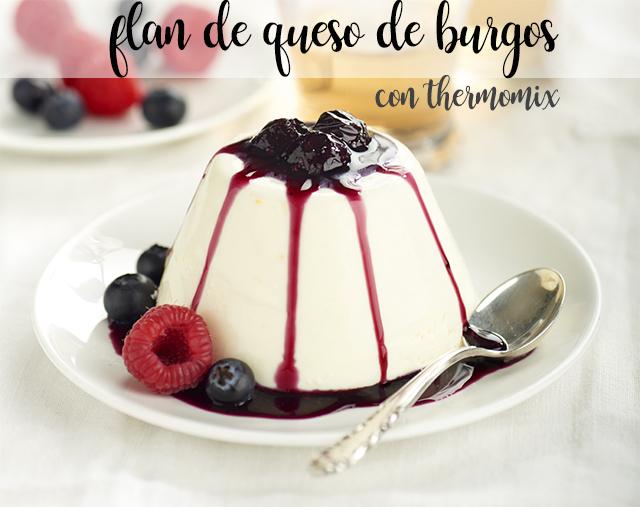 Flan di formaggio di Burgo con il Bimby