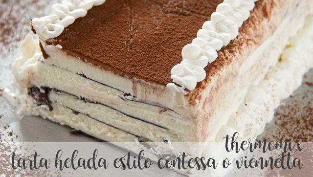 Torta surgelata stile contessa o viennetta con il Bimby
