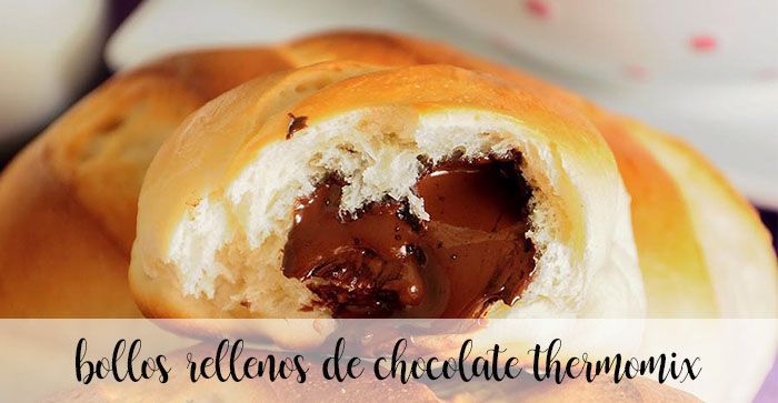 Panini ripieni di cioccolato con Bimby