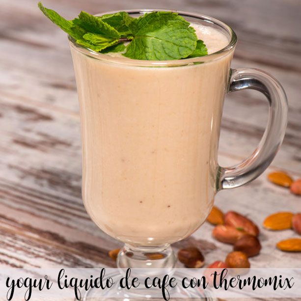 Yogurt liquido al caffè con Bimby