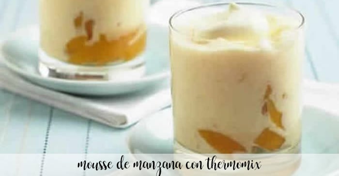 Mousse di mele con Bimby