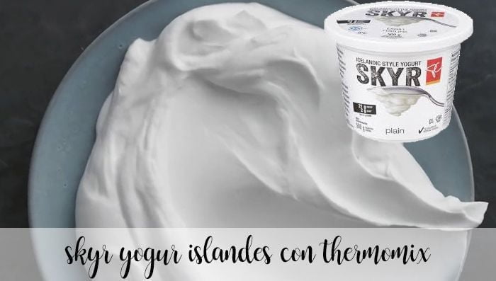 Skyr yogurt islandese con Bimby
