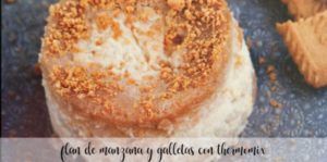 Flan di mele e biscotti con Bimby