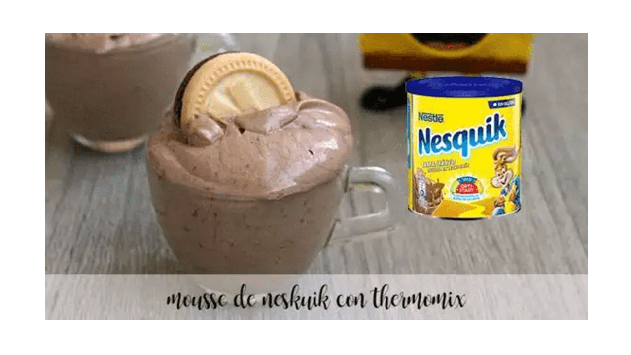 Mousse Nesquik con Bimby