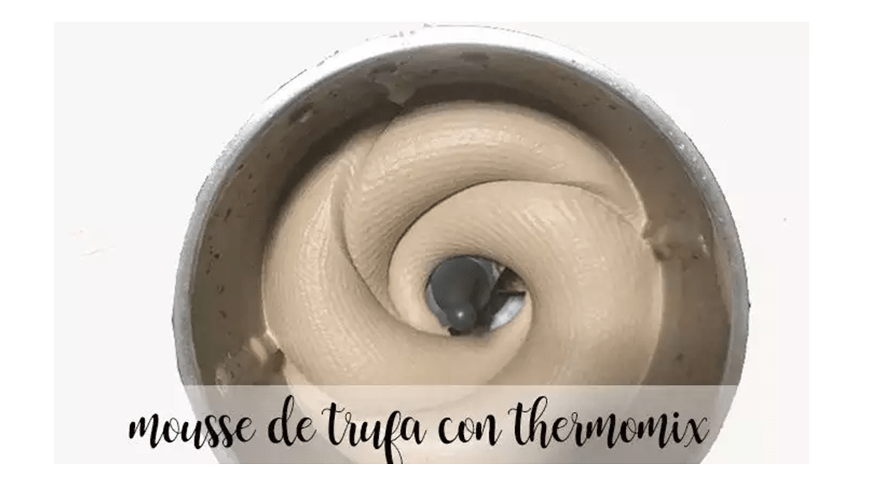 Mousse al tartufo con Bimby