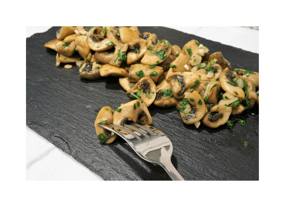 Funghi all'aglio con Bimby