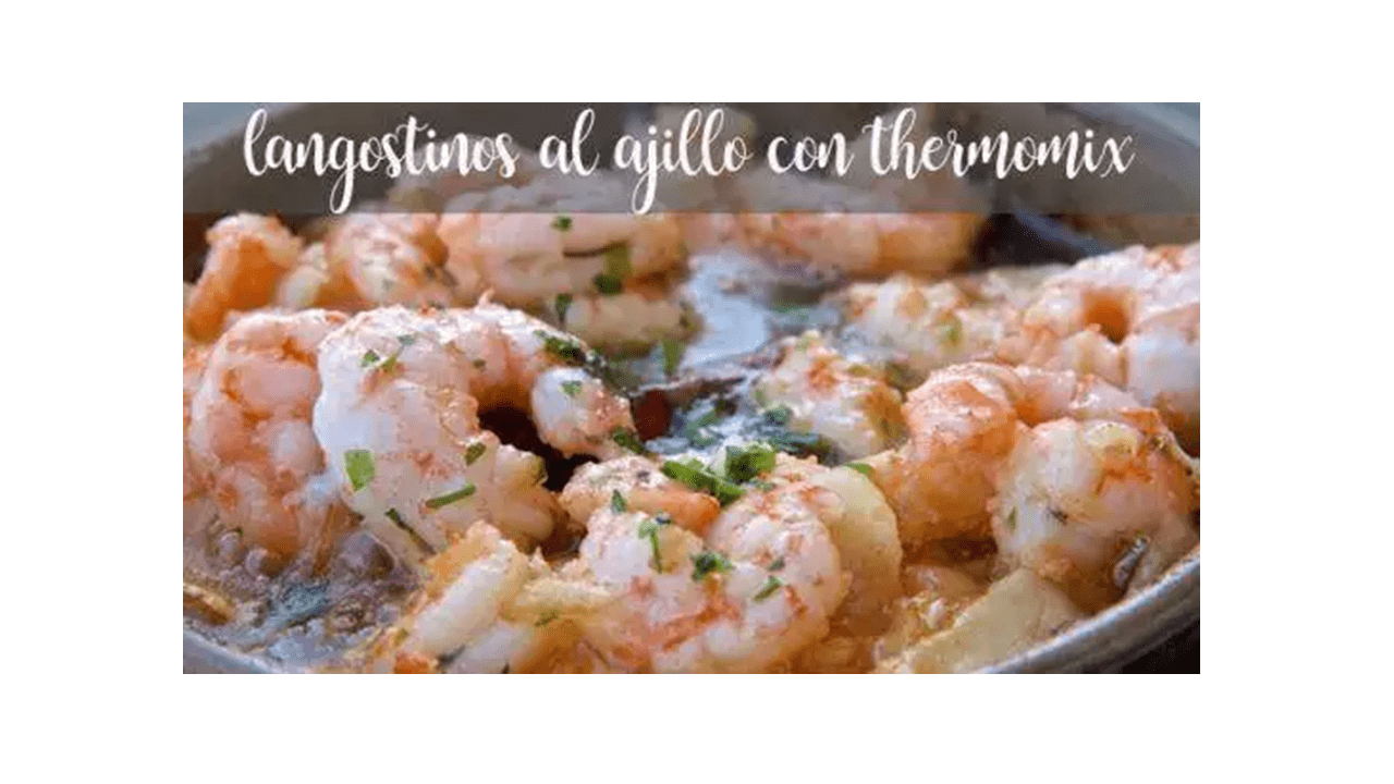 Gamberoni all'aglio nella Bimby