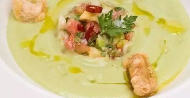 Zuppa fredda di avocado con la Bimby