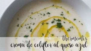 Crema di cavolfiore con formaggio blu nel Bimby