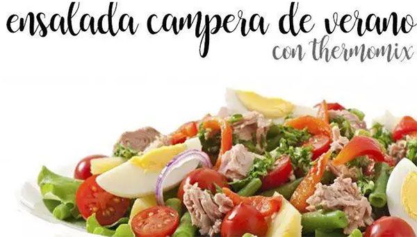 Insalata di campagna estiva con Bimby