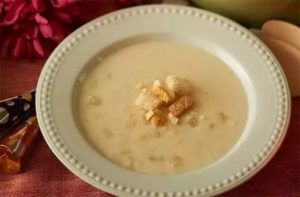Zuppa fredda di cocco nel Bimby