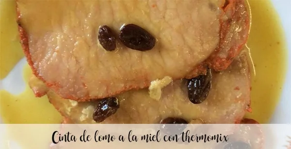 Nastro di lombo al miele con Bimby