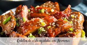 Costine di maiale in agrodolce con Bimby