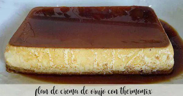 Sformato di Crema di vinaccia "Sierra del Oso" con Thermomix