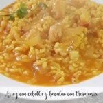 Riso con cipolla e merluzzo al Bimby