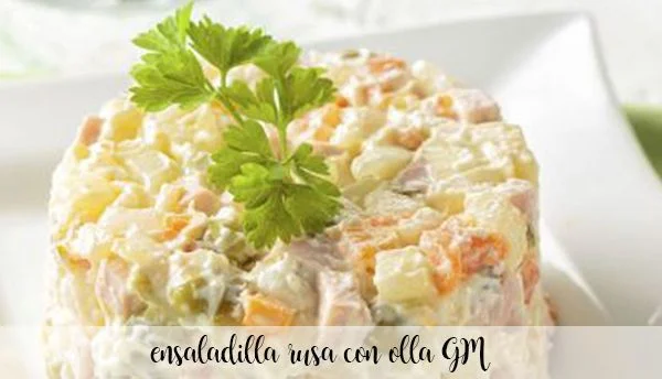 Insalata russa con vasetto OGM