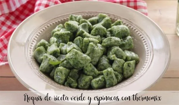 Gnocchi di ricotta verde e spinaci al Bimby