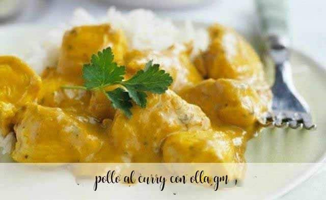 Pollo al curry con pentola OGM