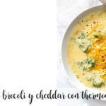zuppa di broccoli e cheddar con Bimby