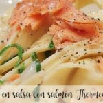 pasta con salmone e panna con il Bimby