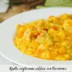 Risotto vegetariano in brodo con Bimby