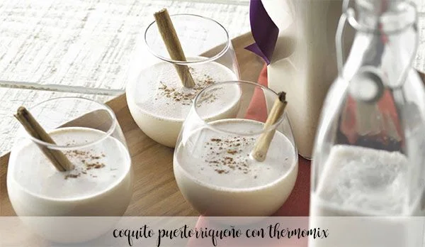 Coquito portoricano con Bimby