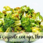 Broccoli croccanti con aglio Bimby