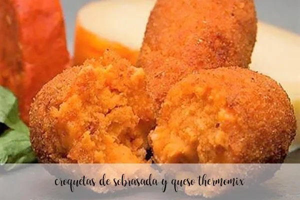 Sobrasada e crocchette di formaggio con Bimby