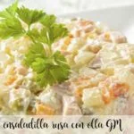 Insalata russa con vasetto OGM