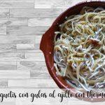 spaghetti alle anguille all'aglio con il Bimby