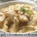 Carbonara di pollo con Bimby