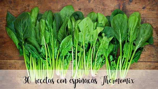 30 ricette con spinaci con il Bimby
