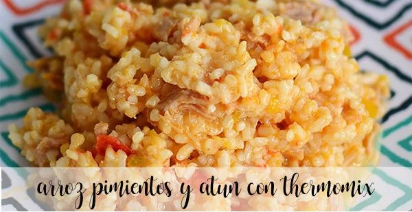 Riso con peperoni e tonno al Bimby