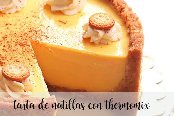 Tarta de natillas con thermomix