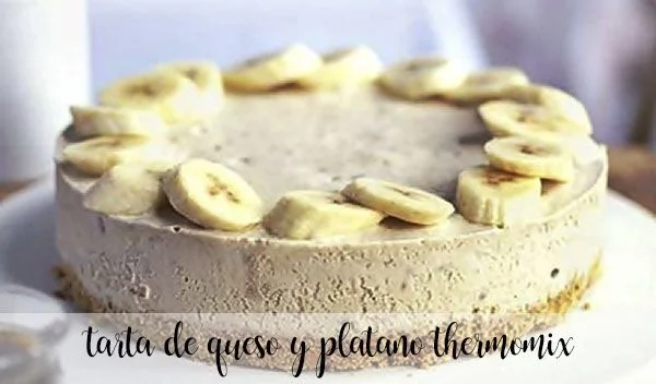Torta al formaggio e banana con il Bimby