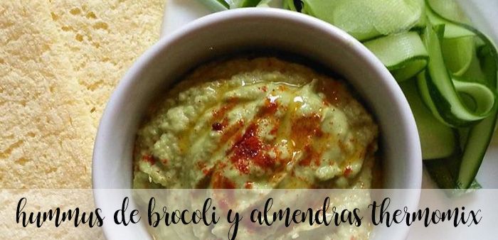 Hummus di broccoli e mandorle con Bimby