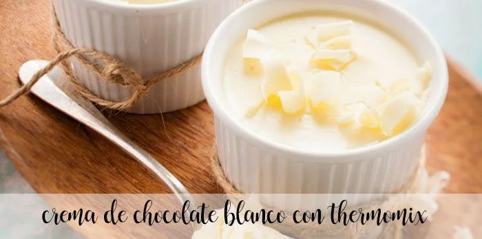 Crema al cioccolato bianco con Bimby