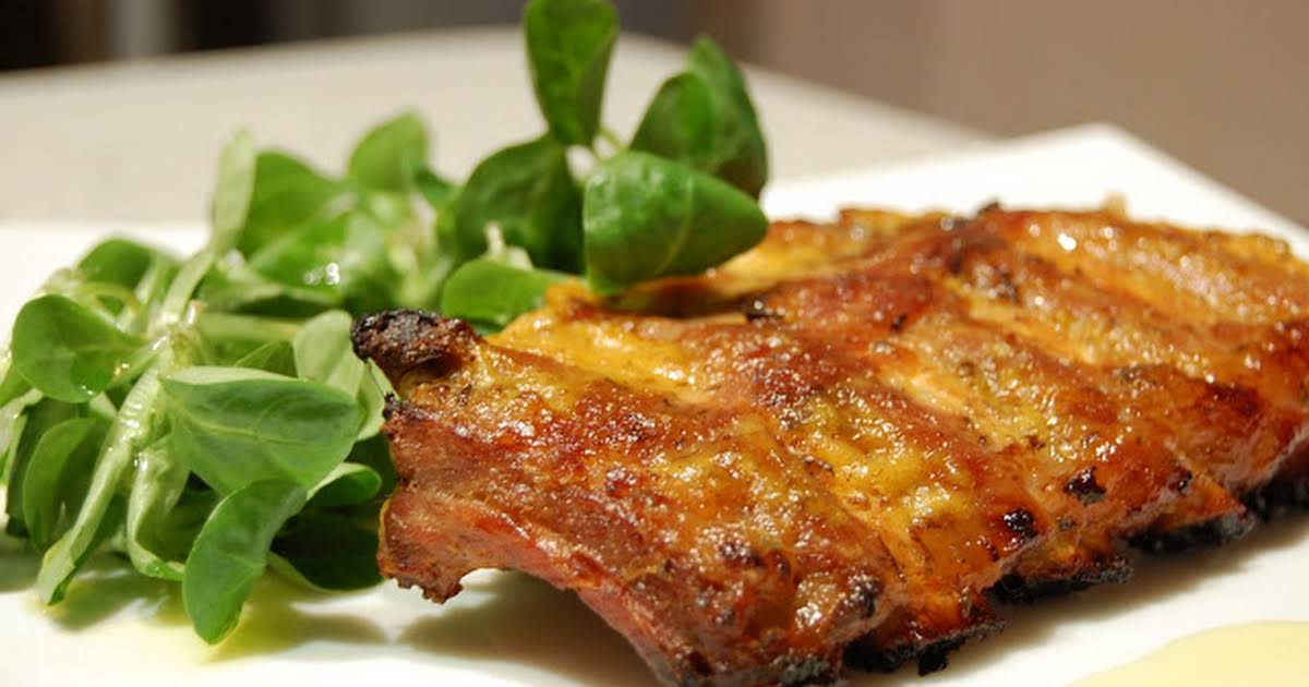 Costillas de miel y mostaza con thermomix