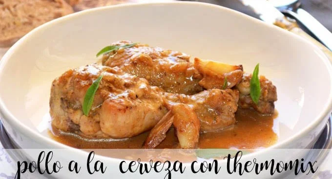 Pollo piccante alla birra con Bimby